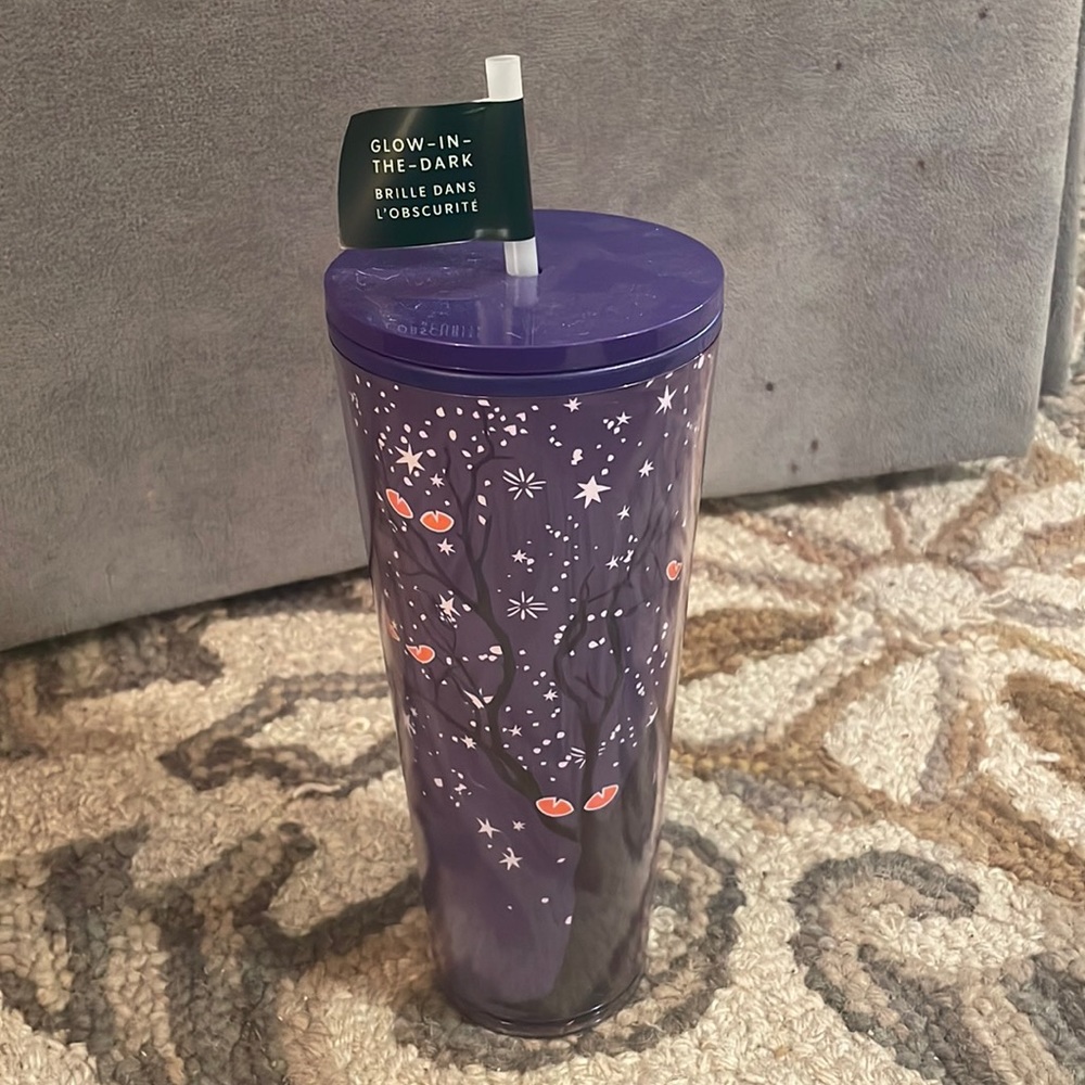 Purple Halloween Starbucks Cup